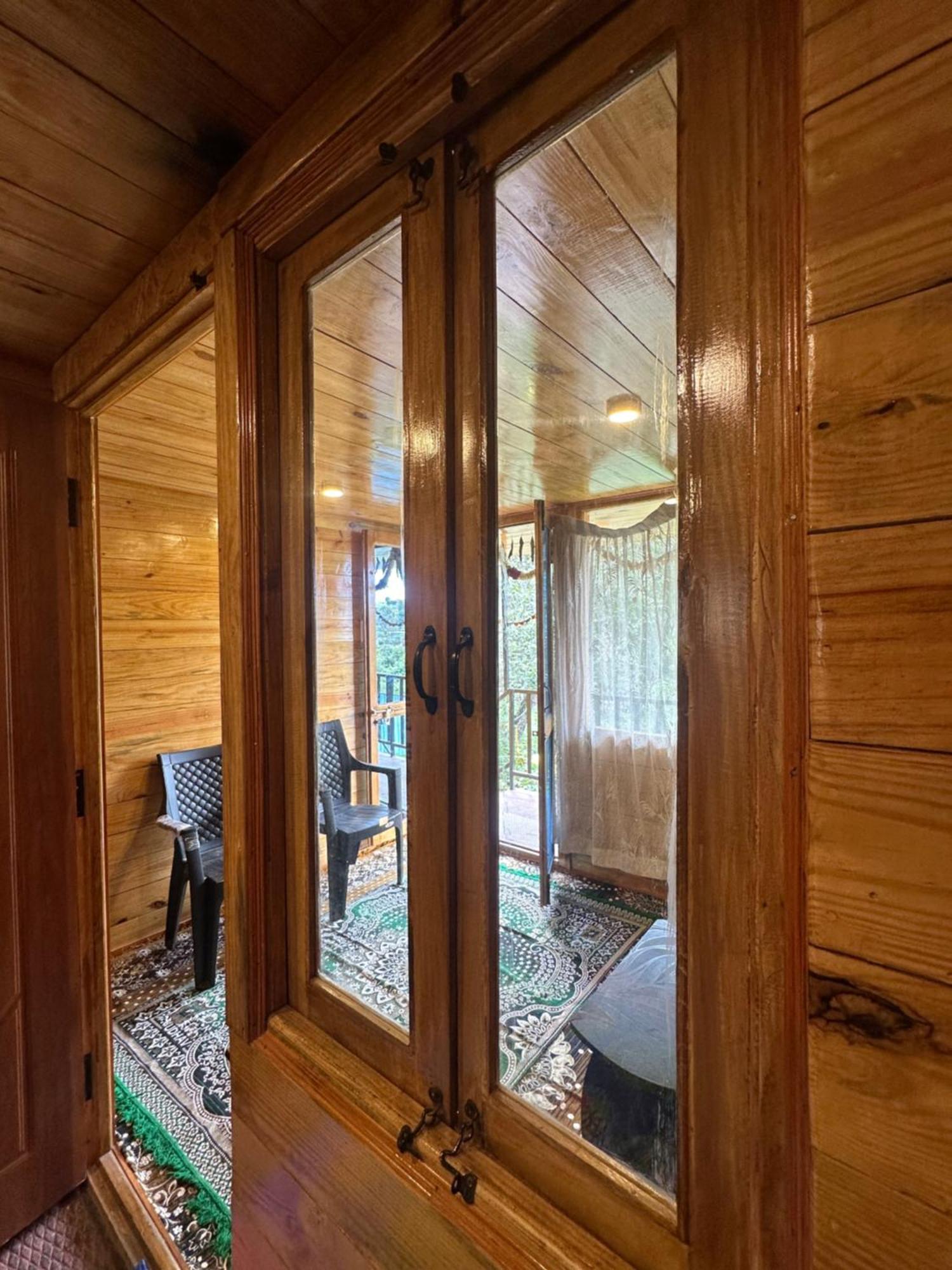 コダイカナル Magica Mount A Frame Wood Houseヴィラ エクステリア 写真